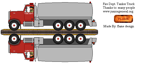 Fire Tanker Truck