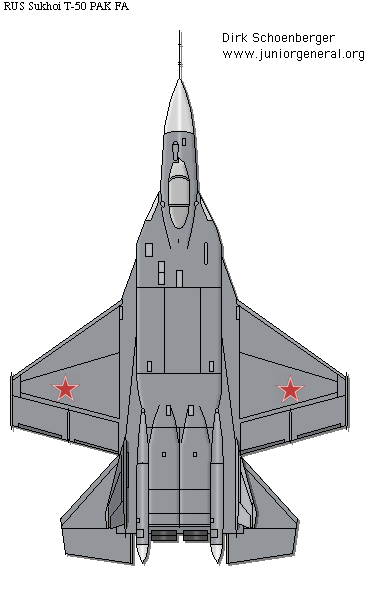 Russian Sukhoi T-50 PAK FA