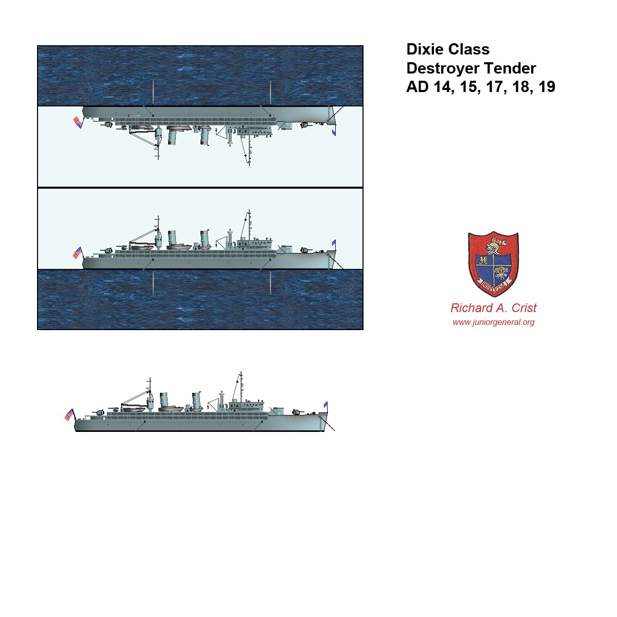 US Dixie Class Destroyer Tender