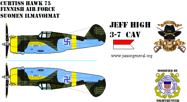 Finnish Curtiss Hawk 75