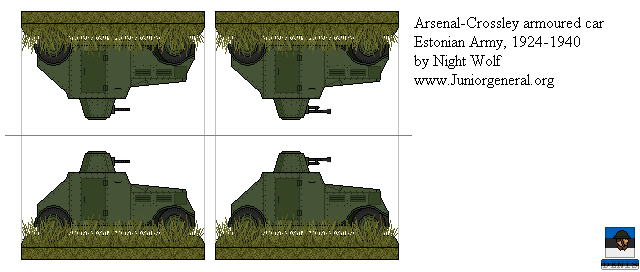 Estonian Arsenal-Crossley Armored Car