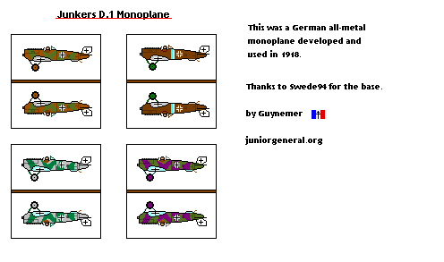 Junkers D I Monoplane (Micro-Scale)