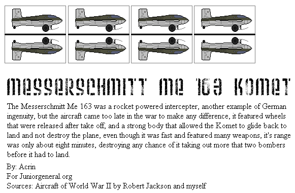 German Messerschmitt Me-163