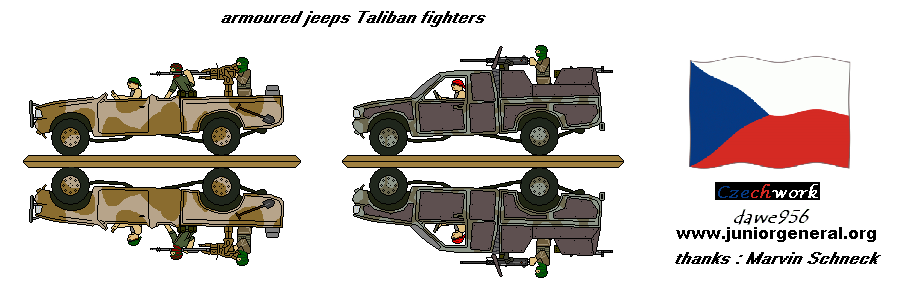 Taliban Armored Jeeps