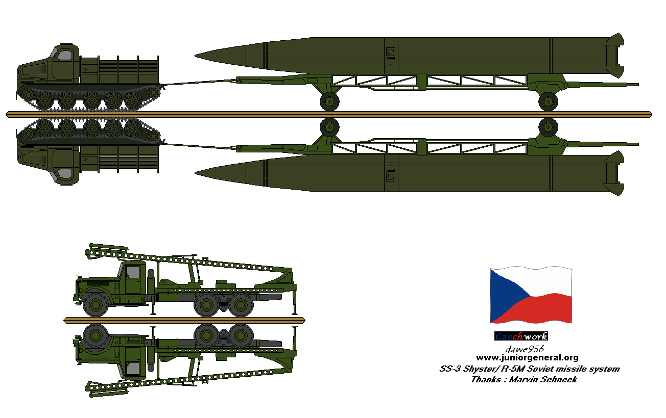 Soviet SS-3 Shyster Missile Launcher