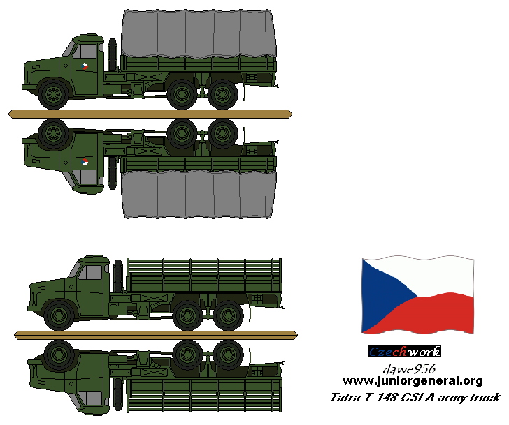 Czech Tatra T-148 Truck