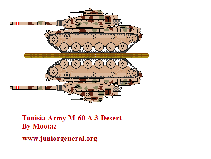 Tunisian M-60 A3 Tank