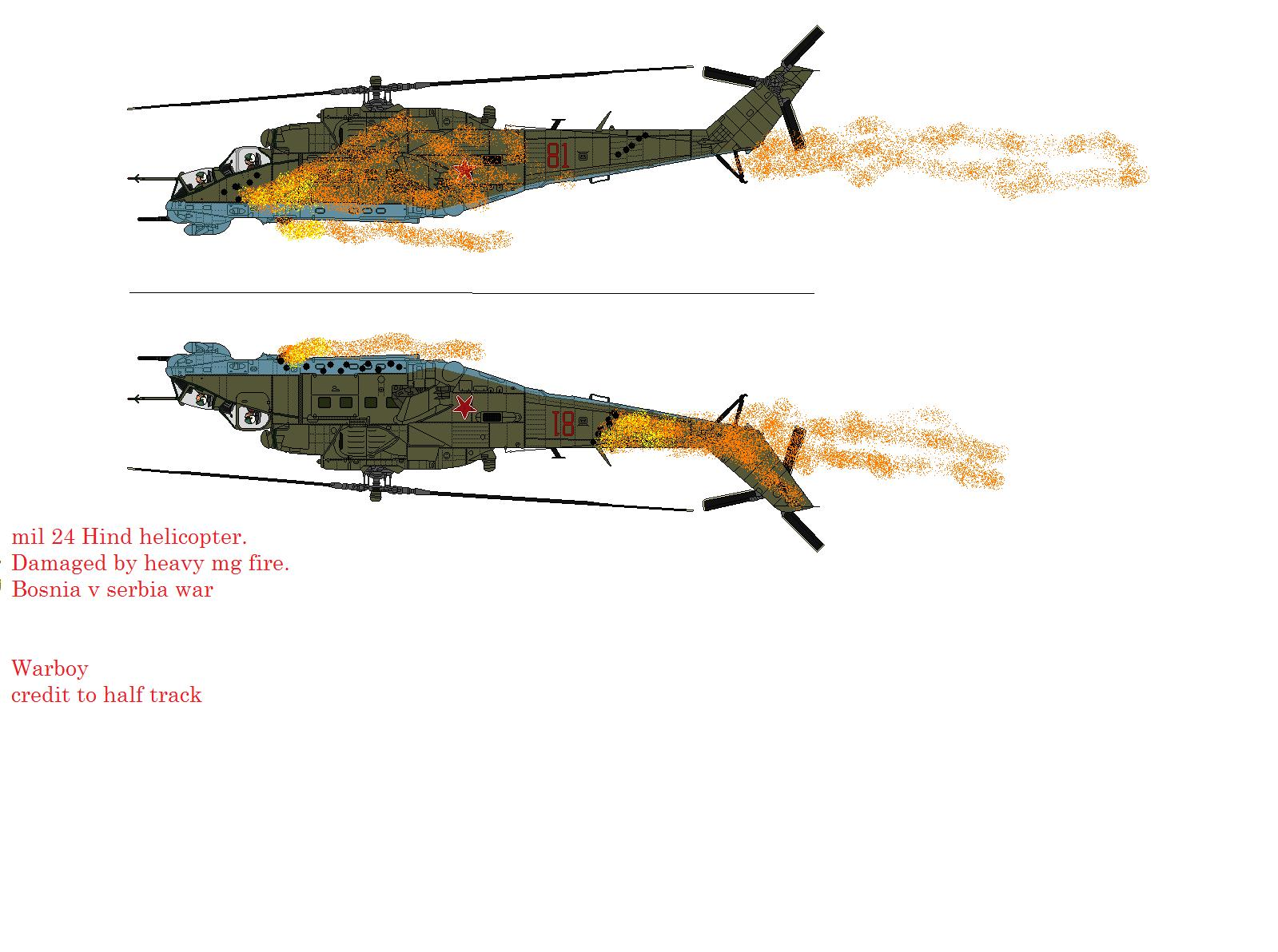 Mil-24 Hind Helicopter