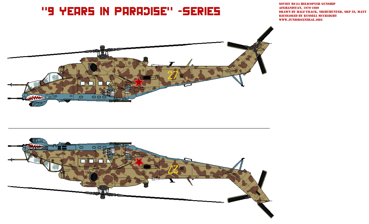 Soviet MI-24 Helicopter