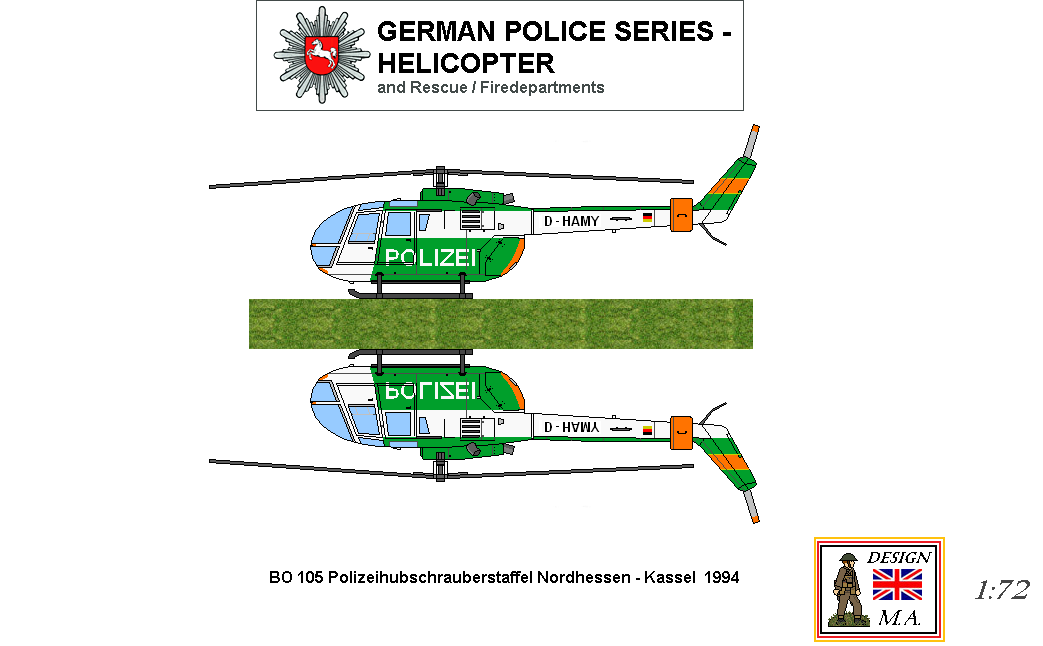 German Police Helicopter