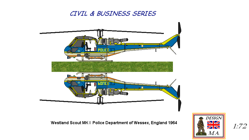 British Police Helicopter