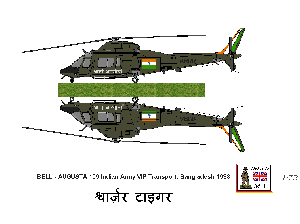 Indian Bell Augusta 109 Helicopter