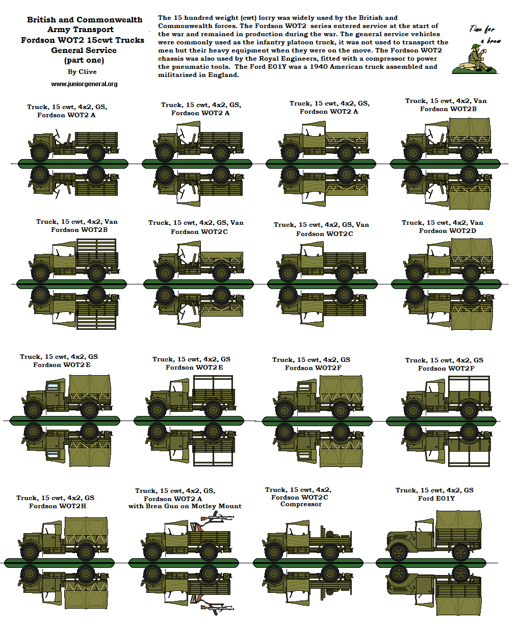 Fordson WOT2 15 cwt Trucks