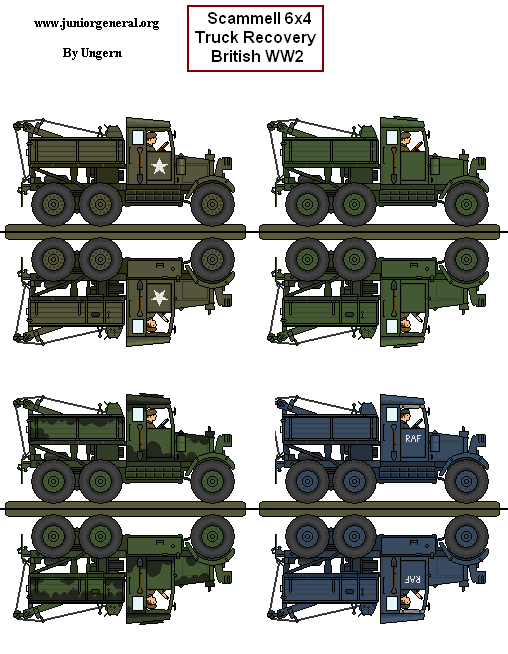 Scammell 6 x 4 Recovery Truck