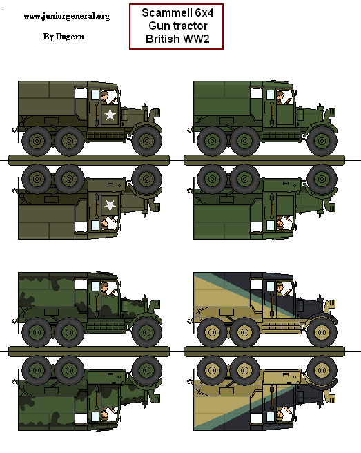 Scammell 6 x 4 Gun Tractor