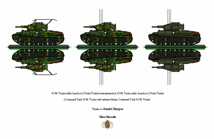 Hungarian Turan Command Tanks
