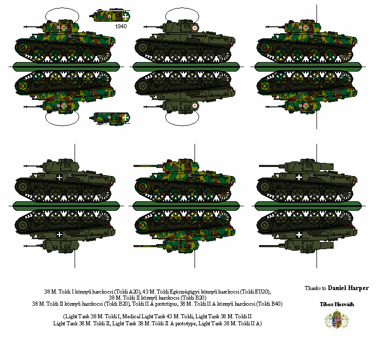 Hungarian 38M Toldi Tank