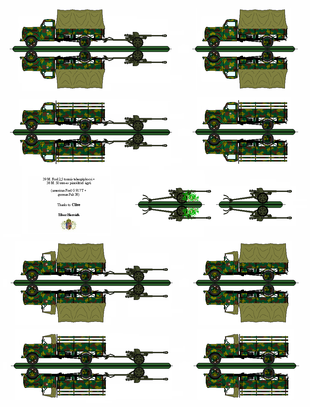 Hungarian Ford Truck w/ Pak 38