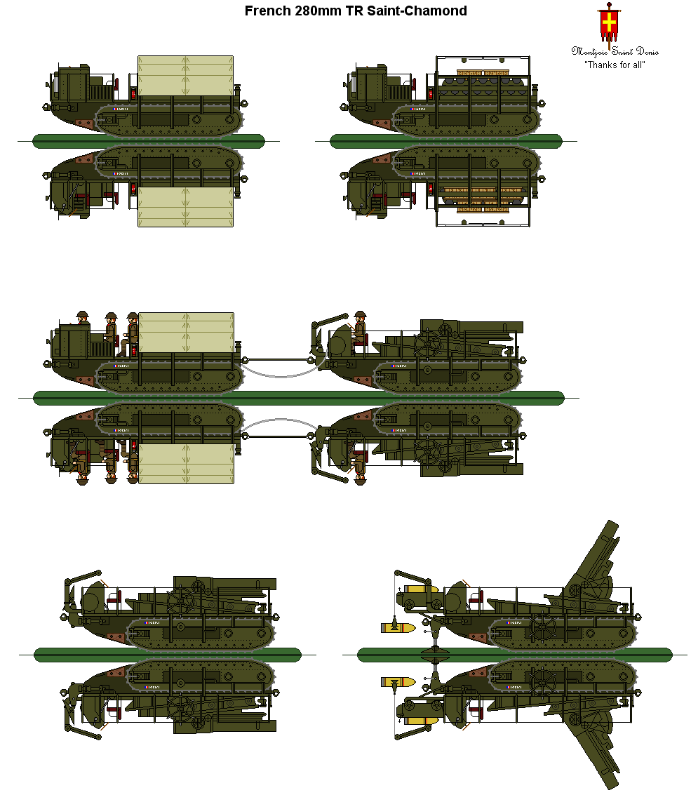 French 280mm TR Saint-Chamond