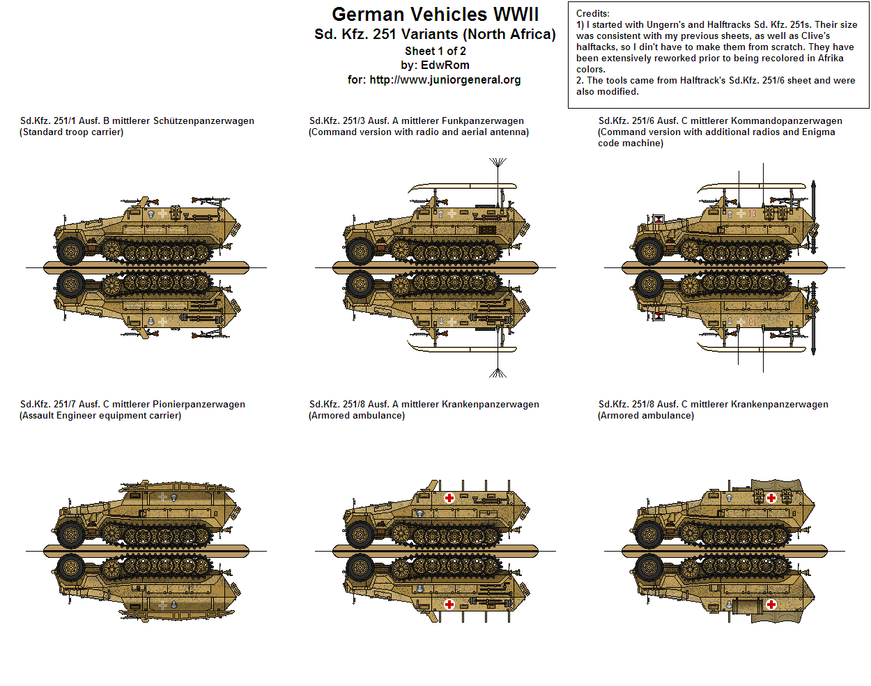 SdKfz 251 Half-Tracks