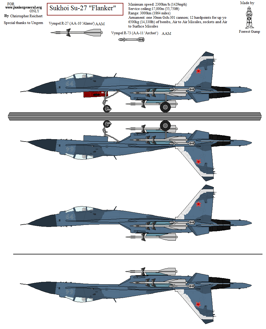 Soviet Su-27 Flanker