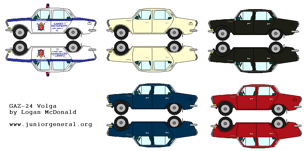GAZ-24 Volga Automobiles