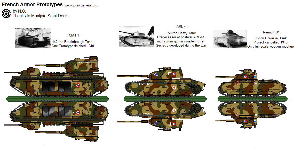 French Armor Prototypes