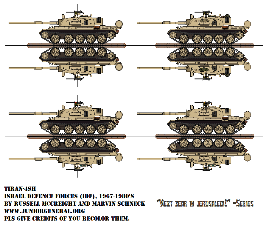 Israeli Tiran-4SH Tank