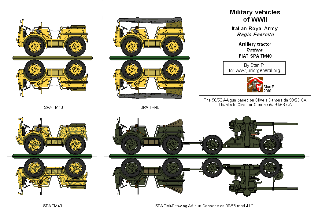 SPA TM40 Artillery Tractor