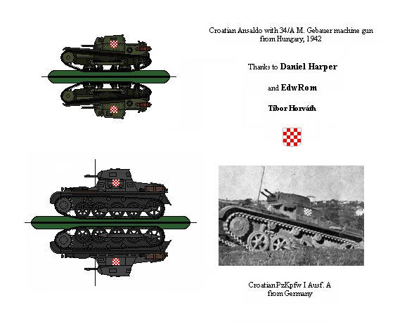 Croatian Ansaldo 34/A M Tank