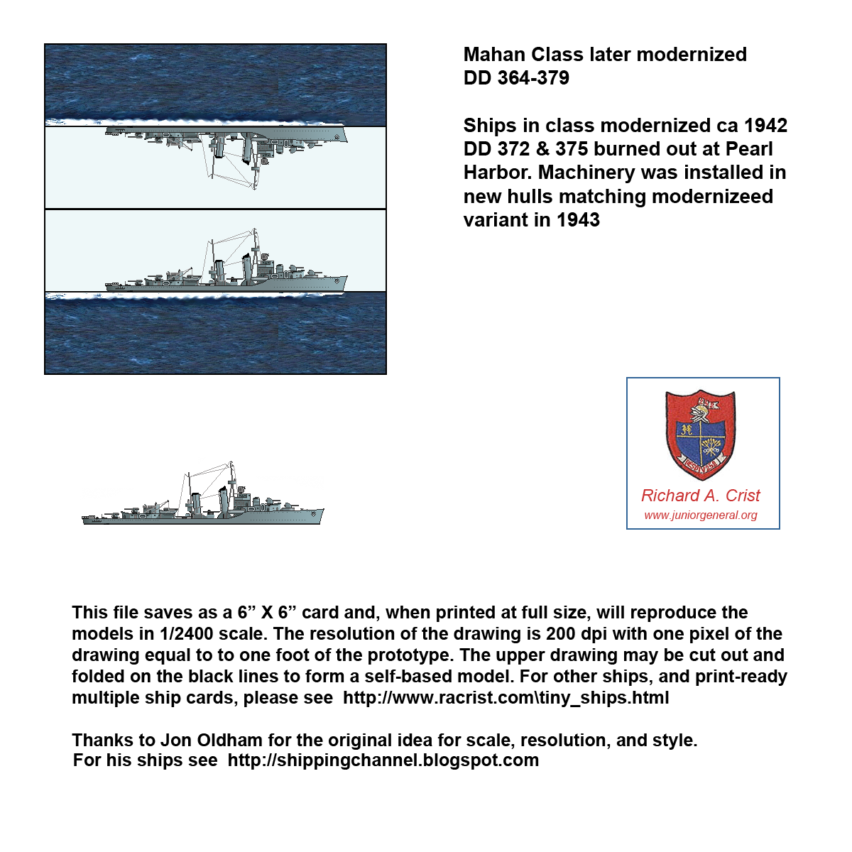 US Mahan Class Destroyer