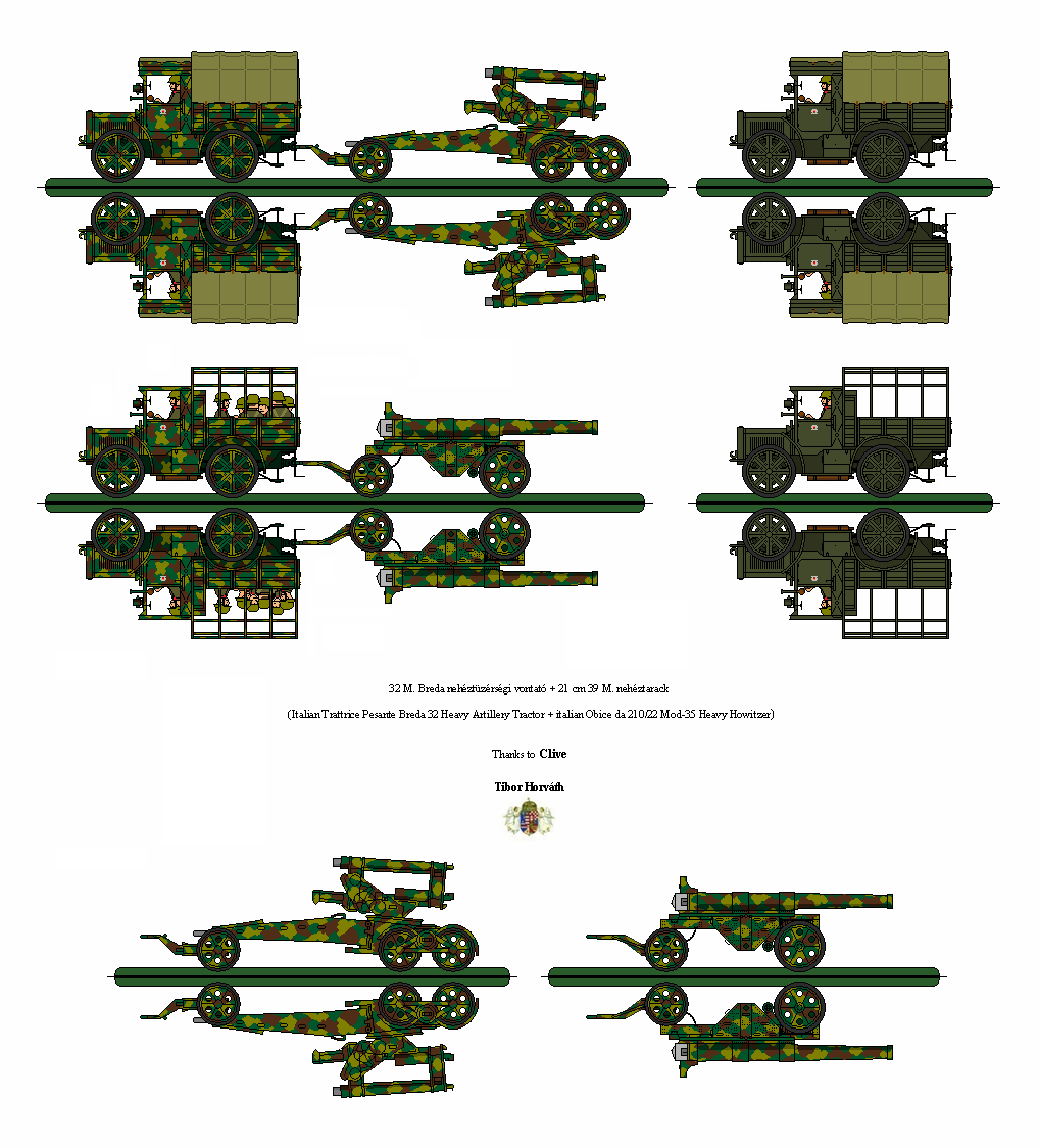 Hungarian Breda Heavy Artillery Tractor