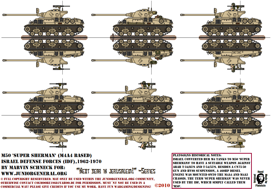 Israeli M50 Super Sherman