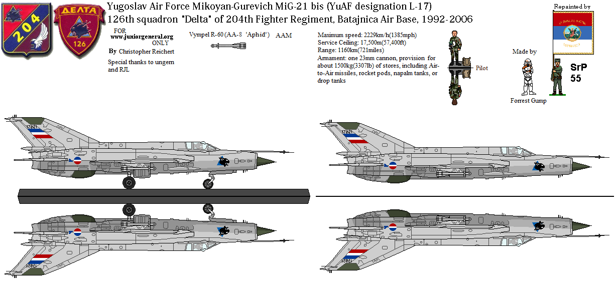 Yugoslavian MiG-21 bis