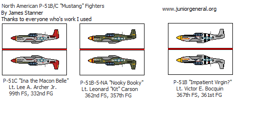 US P51B/C Mustangs