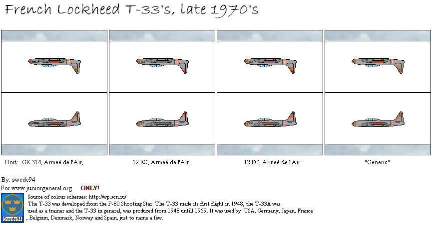 French Lockheed T-33