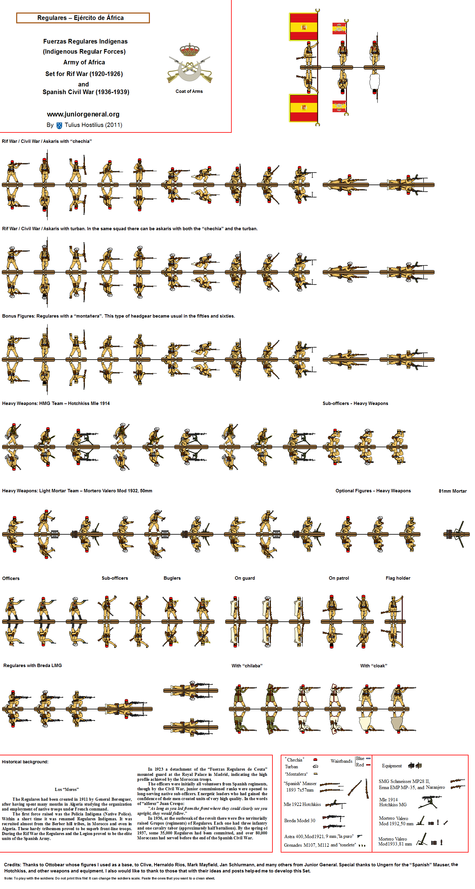 Spanish Regulares Infantry