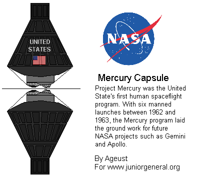 US Mercury Space Capsule