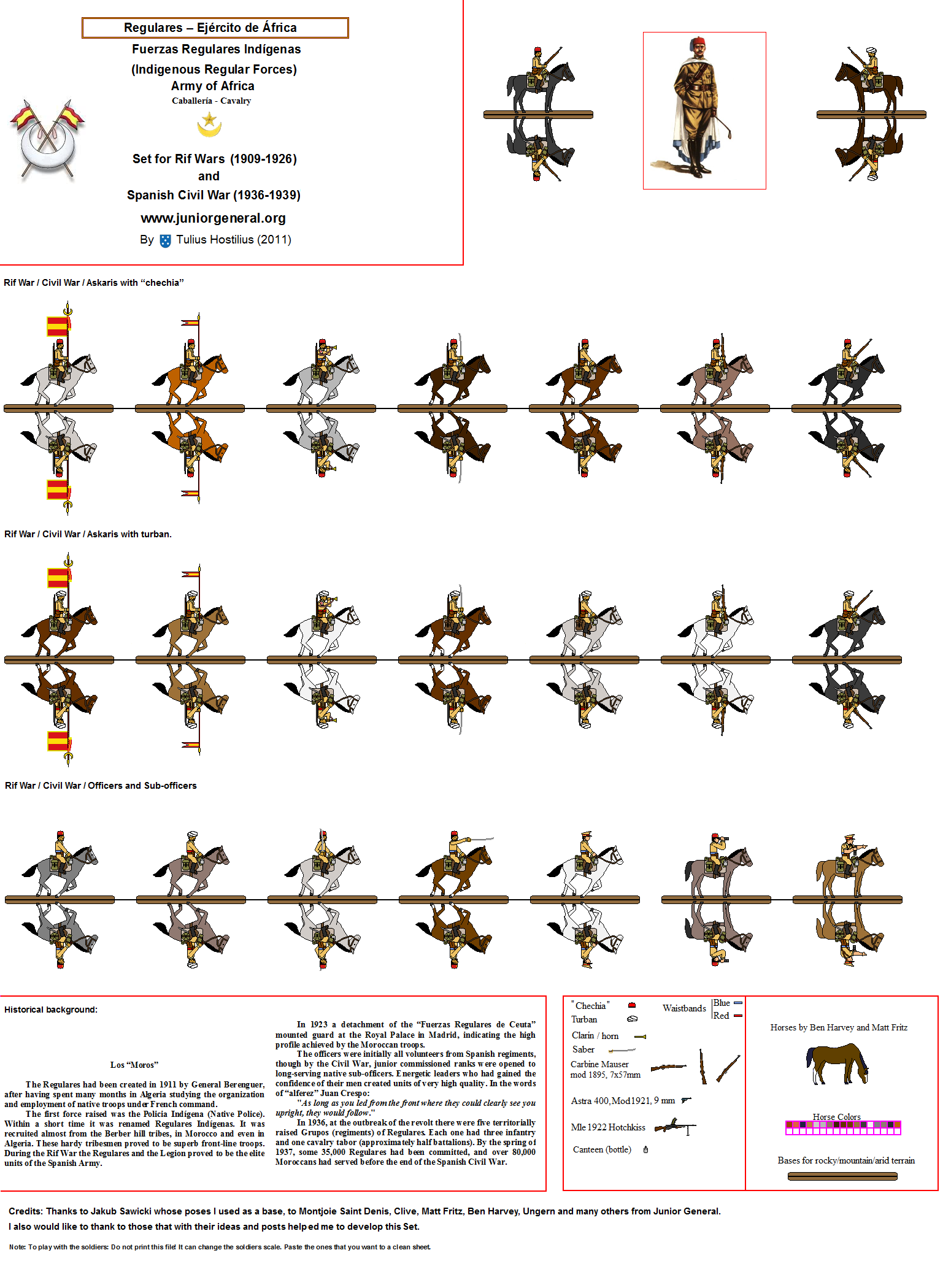 Spanish Regulares Cavalry