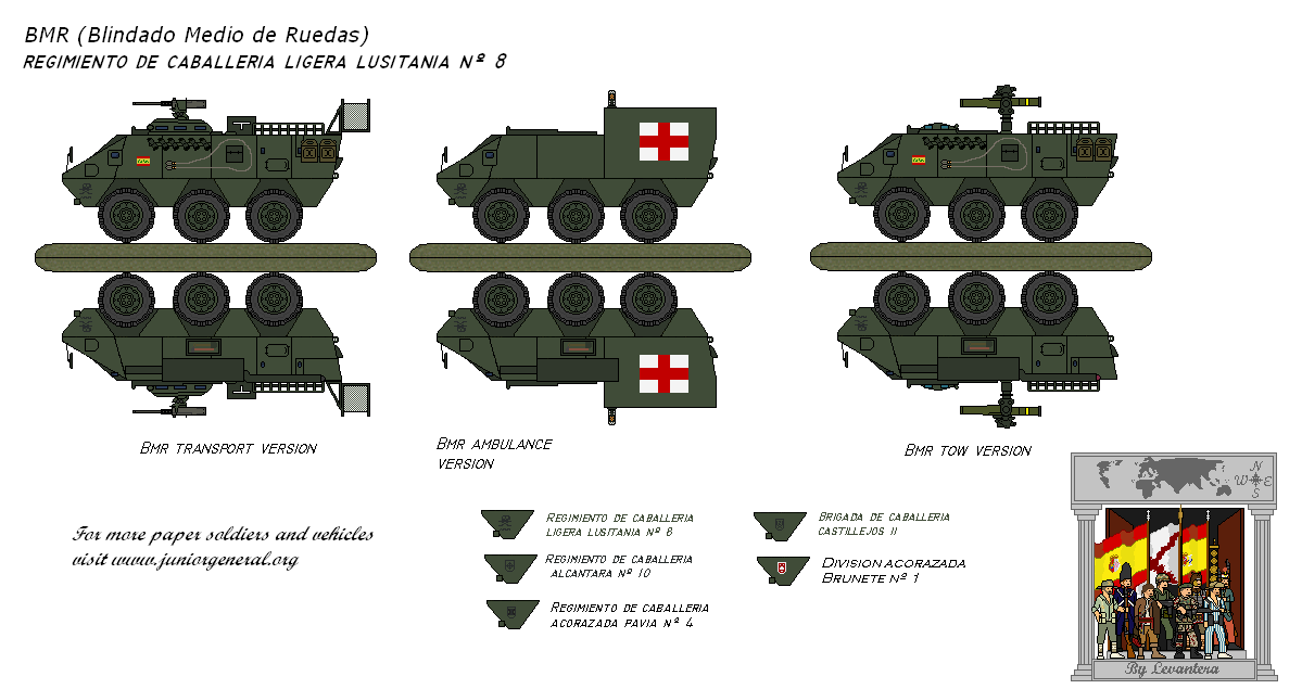 Spanish BMR Armored Cars