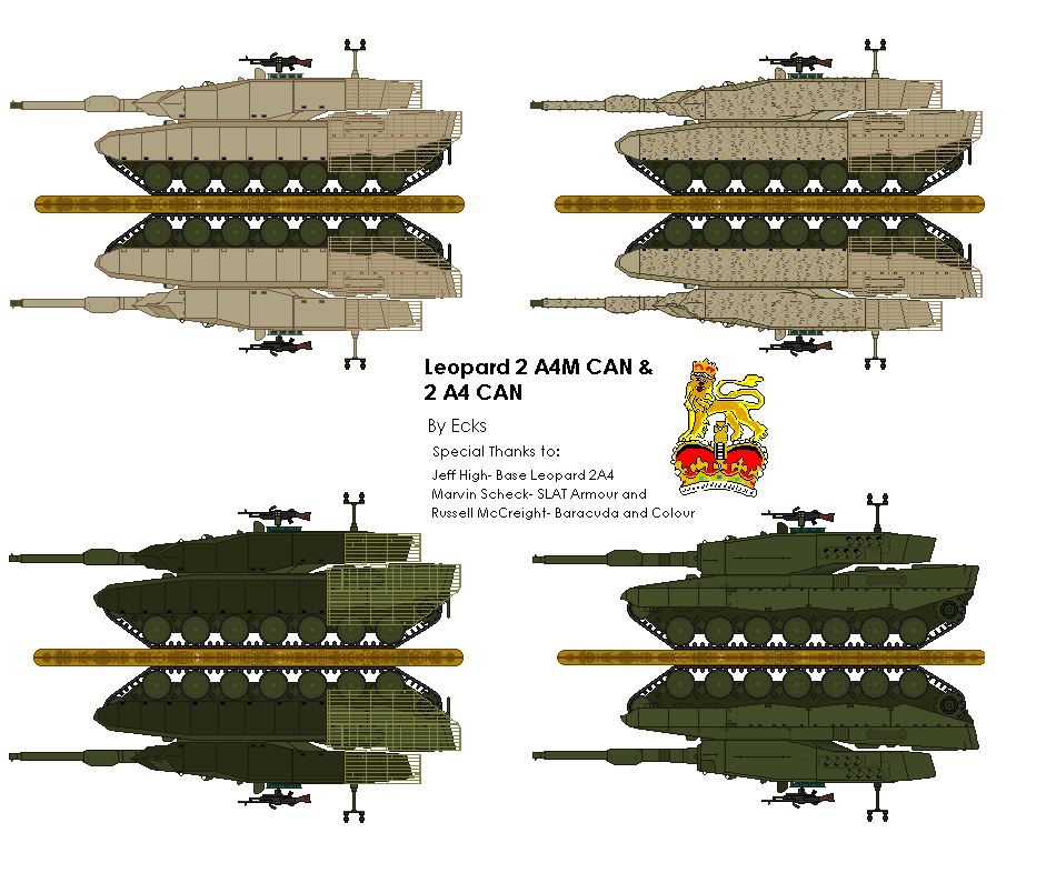 Canadian Leopard Tanks