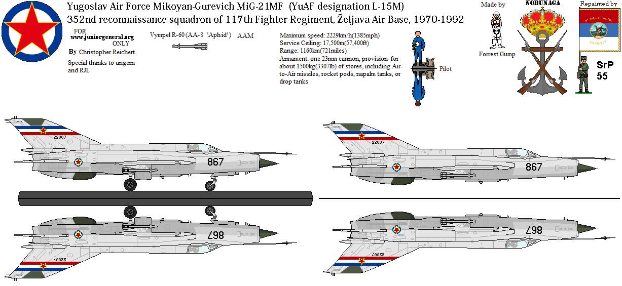 Yugoslavian MiG-21MF