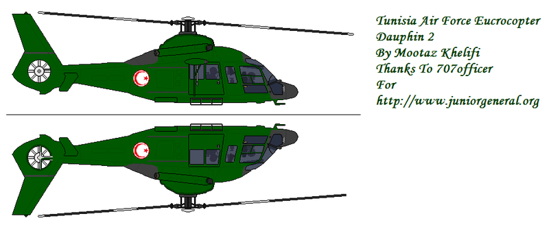 Tunisian Eurocopter Dauphin 2