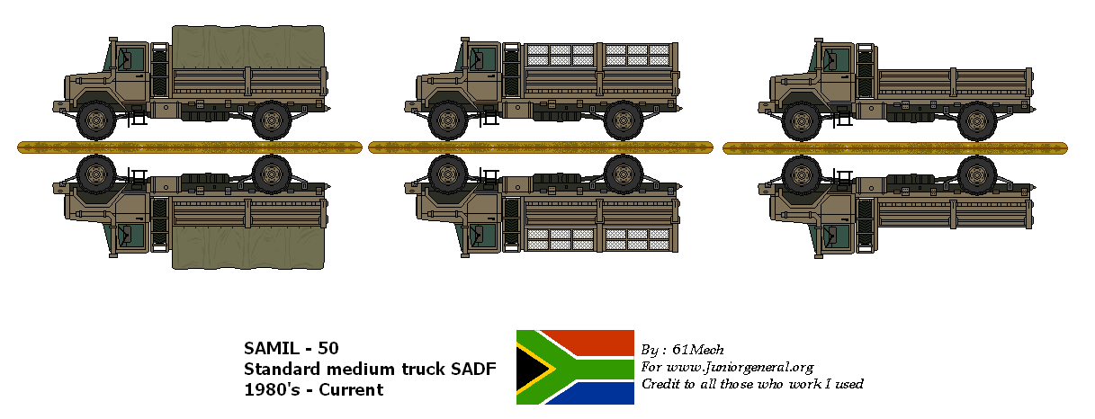 South African SAMIL-50 Truck