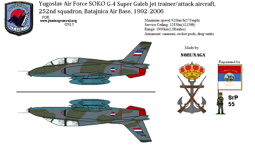 Yugoslav SOKO G-4 Super Galeb