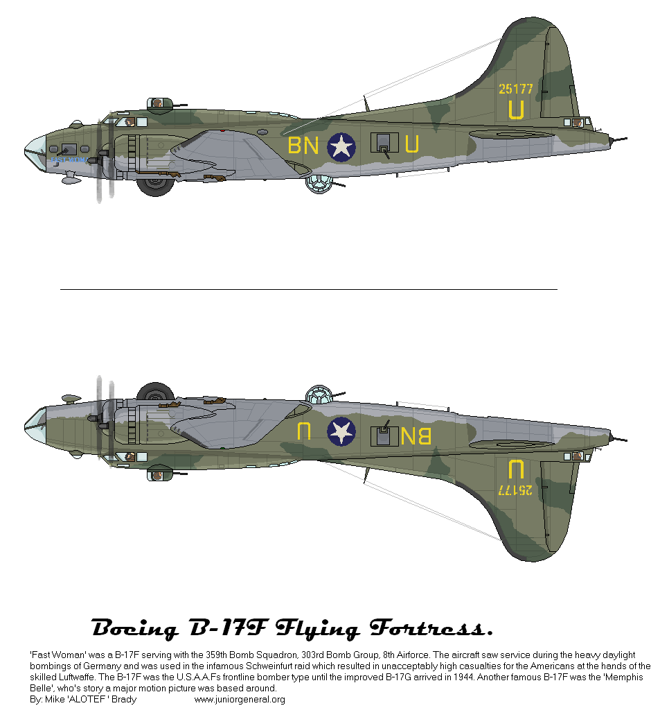 Boeing B-17F Flying Fortress