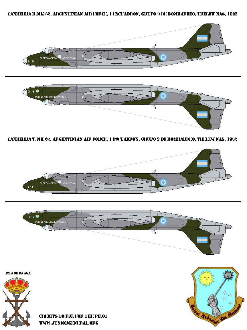 Argentinian Canberra Mk 62