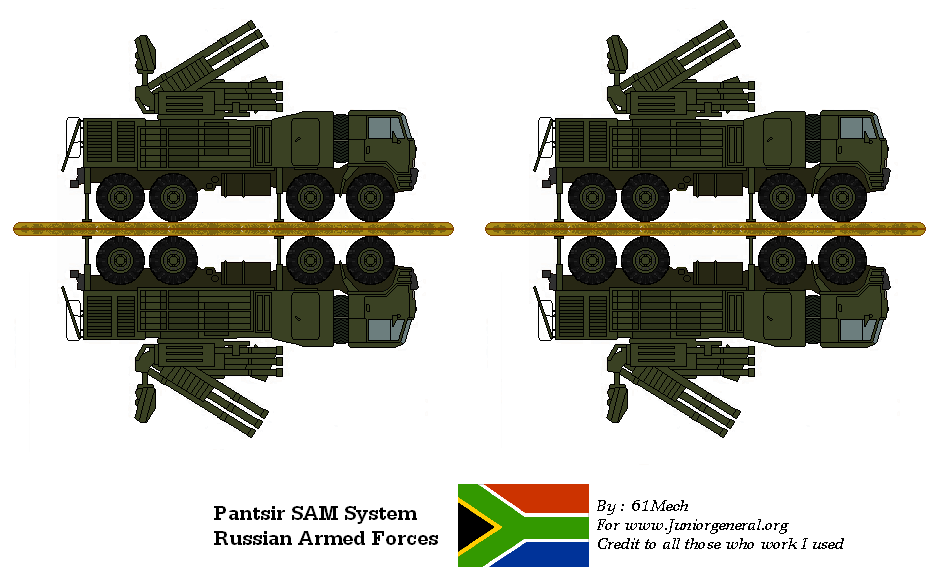 Russain Pantsir SAM System
