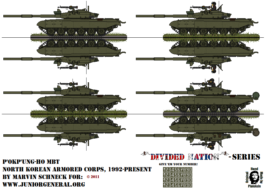 North Korean P'Okp'Ung-Ho Tanks