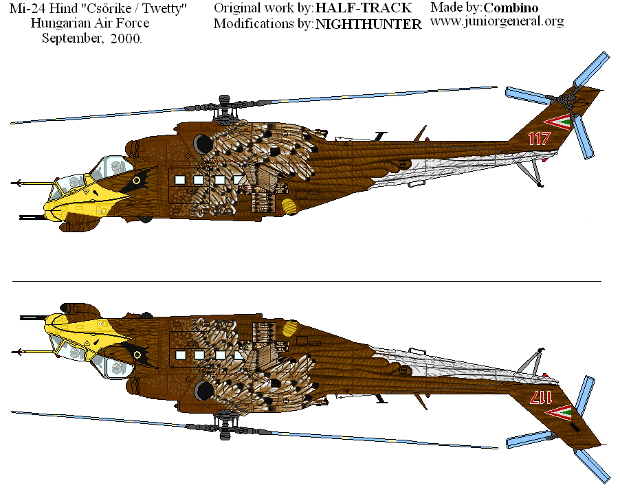 Hungarian Mi-24 Hind Helicopter